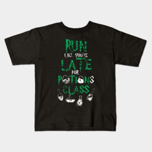 Run Like You're Late For Potions Class Kids T-Shirt